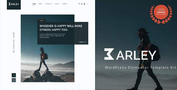 Barley – Blog &amp; Magazine Elementor Template Kit