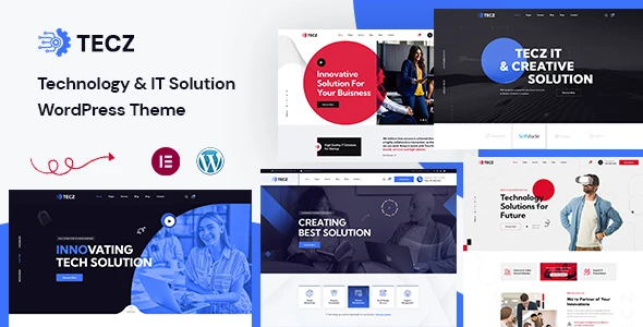 Tecz – IT Solutions &amp; Technology WordPress Theme