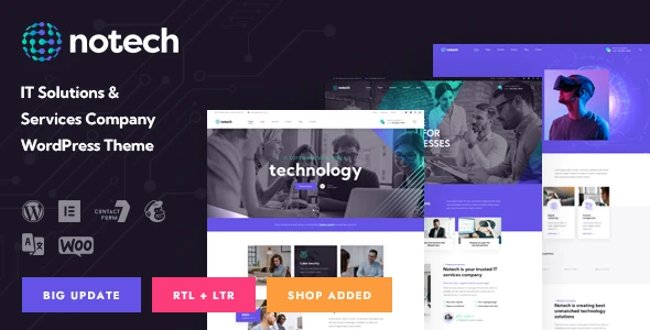 Notech – IT Solutions &amp; Services WordPress Theme