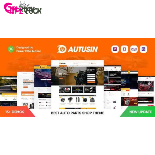 Autusin - Auto Parts &amp; Car Accessories Shop Elementor WooCommerce WordPress Theme