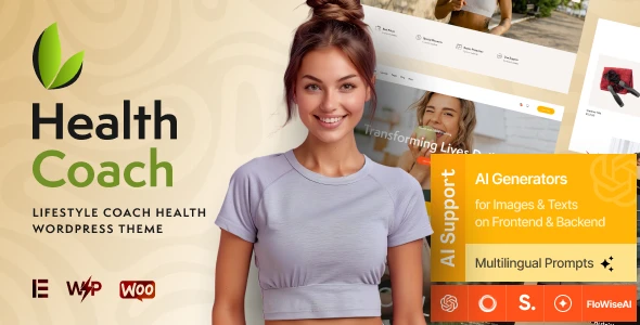 Health Coach – Mentor &amp; Lifestyle Master WordPress Theme
