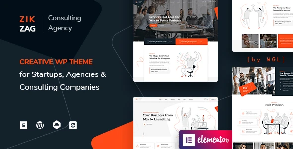 ZikZag – Consulting &amp; Agency WordPress Theme