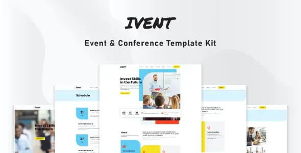 Ivent – Event &amp; Conference Elementor Template Kit
