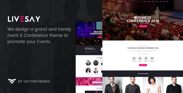 Livesay – Event &amp; Conference WordPress Theme