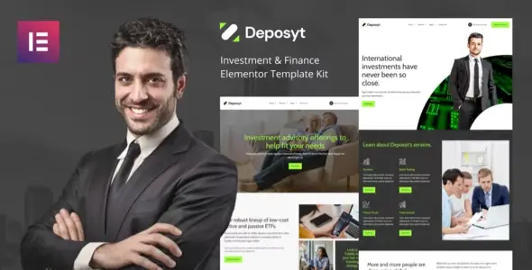 Deposyt – Investment &amp; Finance Elementor Template Kit