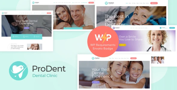 ProDent | Dental Clinic &amp; Doctor WordPress Theme + Elementor + RTL