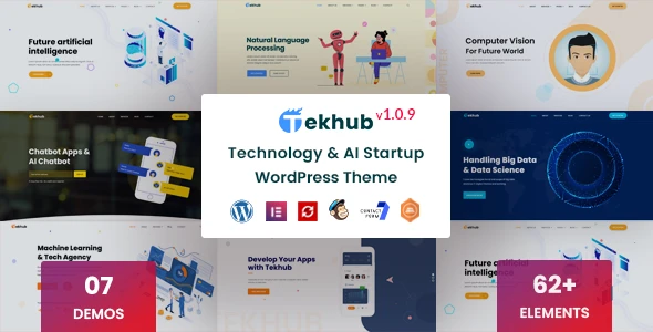 Tekhub – Technology &amp; AI Startup WordPress Theme