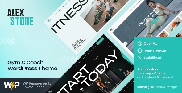 Alex Stone | Gym &amp; Coach WordPress Theme
