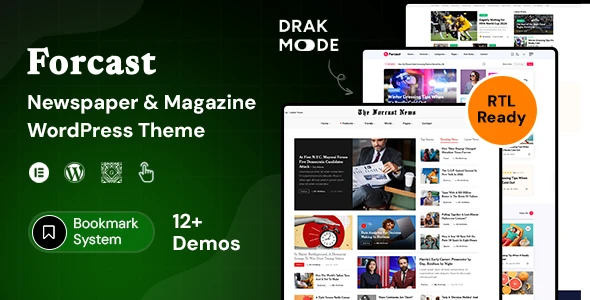 Forcast – Newspaper &amp; Magazine WordPress Theme