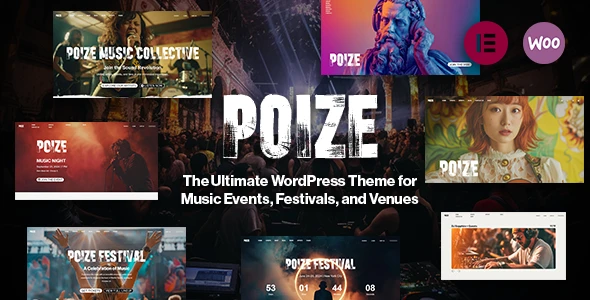 Poize – WordPress Theme for Music Events, Festivals &amp; Venues