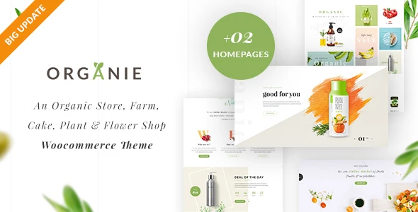 Organie – Organic Store &amp; Food WooCommerce Theme
