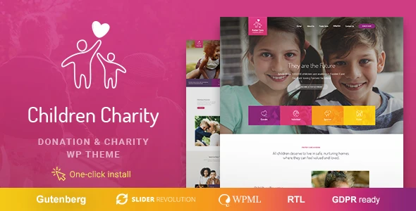 Children Charity – Nonprofit &amp; NGO WordPress Theme