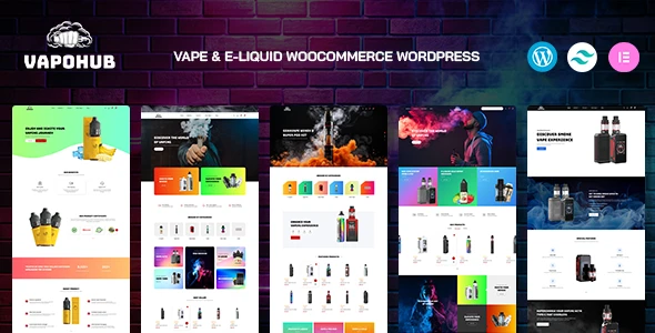 Vapohub – Vape &amp; E-Liquid WooCommerce Theme