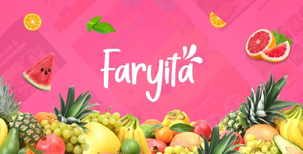 Faryita – Organic Juice &amp; Health Drinks WordPress Theme