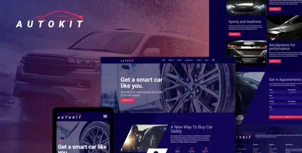 AutoKit – Auto Dealership &amp; Car Listing Elementor Template Kit