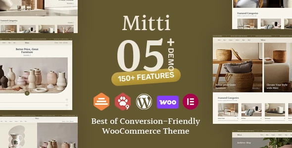Mitti – Home Decor &amp; Crafts – WooCommerce Theme