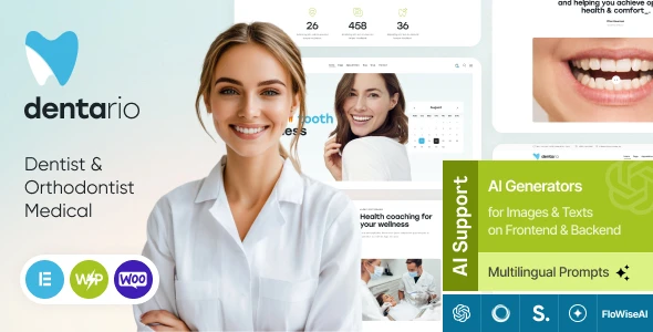 Dentario | Dentist &amp; Orthodontist Medical WordPress Theme