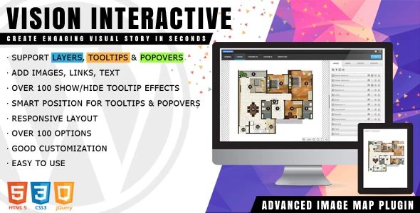 Vision – Interactive Image Map Builder for WordPress