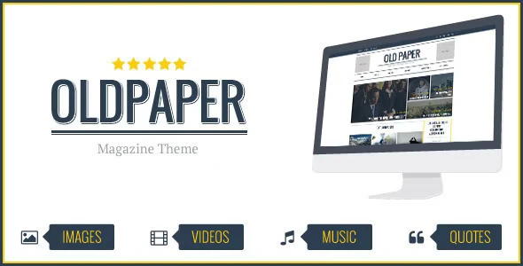 OldPaper – Ultimate Magazine &amp; Blog Theme