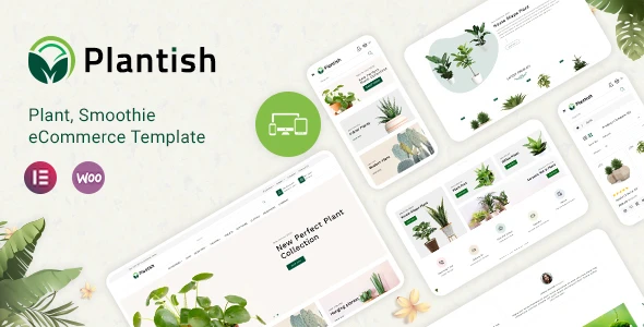 Plantish – Gardening &amp; Houseplants Responsive WooCommerce Theme