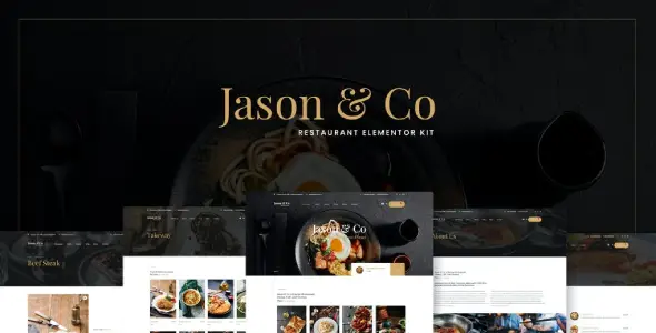 Jason &amp; Co – Restaurant &amp; Cafe Elementor Template Kit