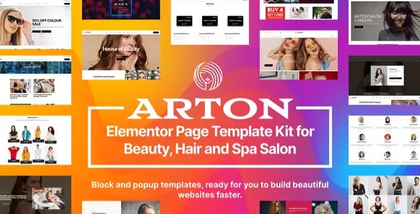 Arton – Beauty &amp; Spa Salon Template Kit