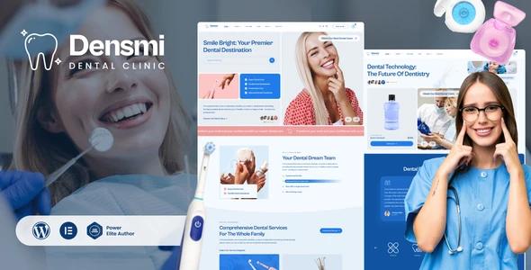 Densmi – Dental Clinic &amp; Dentist WordPress Theme