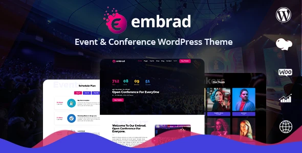 Embrad – Event &amp; Conference WordPress Theme