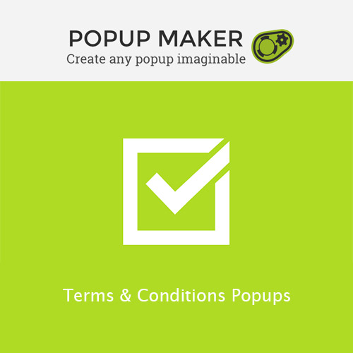 Popup Maker – Terms &amp; Conditions Popups