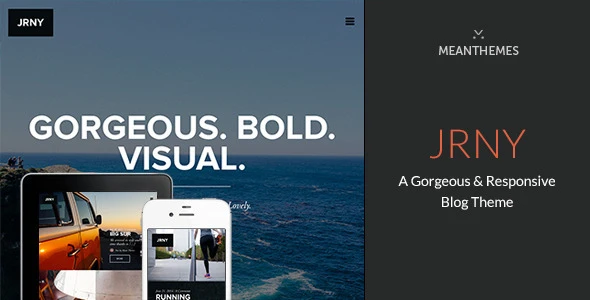 JRNY: A Gorgeous &amp; Responsive WordPress Blog Theme