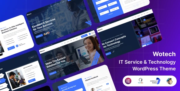 Wotech – IT Service &amp; Business WordPress Theme + RTL