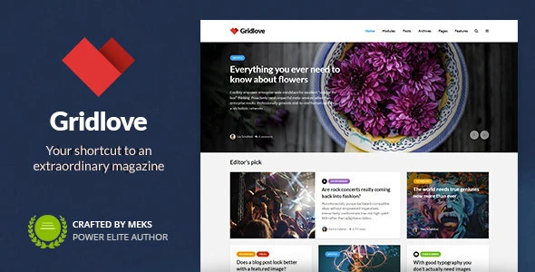 Gridlove – News Portal &amp; Magazine WordPress Theme