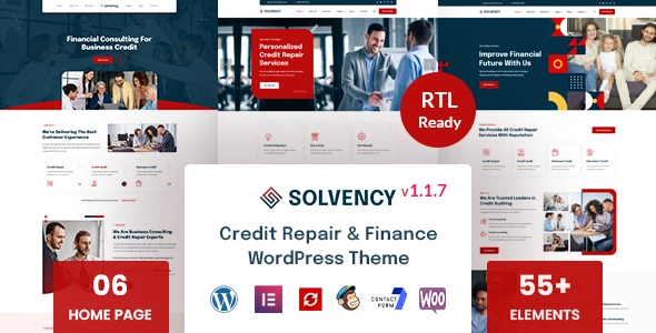 Solvency – Finance &amp; Credit Repair WordPress Theme