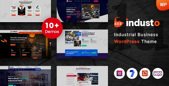 Industo – Factory &amp; Industry WordPress Theme