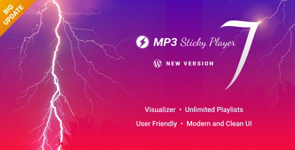 MP3 Sticky Player WordPress &amp; WooCommerce Plugin
