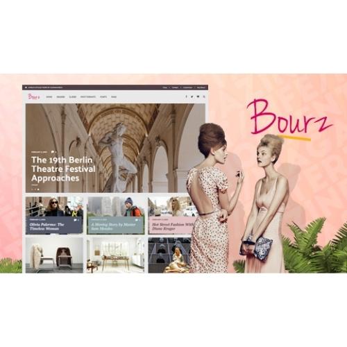 Bourz: Life, Entertainment &amp; Fashion Blog Theme