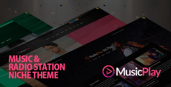 MusicPlay – Music &amp; DJ Responsive WordPress Theme