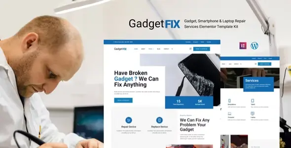 GadgetFIX – Gadget, Smartphone &amp; Laptop Repair Services Template Kit