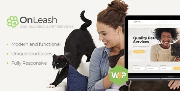 OnLeash | Dog Walking &amp; Pet Services Veterinary WordPress Theme