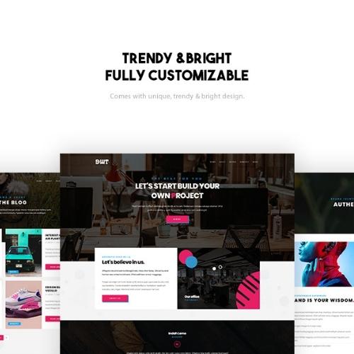 Derwati - Trendy &amp; Creative Portfolio Theme