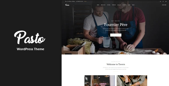 Pasto – Restaurant &amp; Cafe Responsive WordPress Theme
