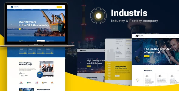 Industris – Factory &amp; Business WordPress Theme