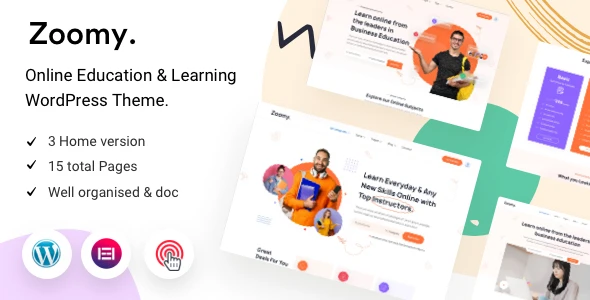 Zoomy – Lightweight LMS &amp; Education WordPress Theme