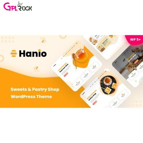 Hanio - Sweets &amp; Pastry Shop WordPress Theme
