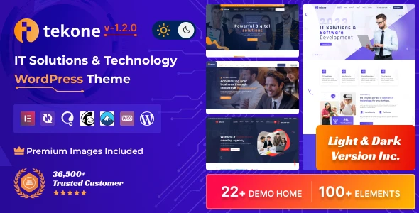 Tekone – IT Solutions &amp; Technology WordPress Theme