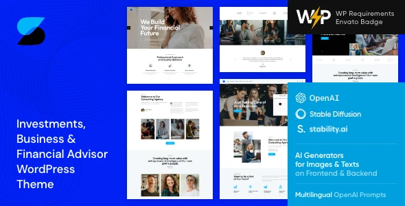 Investment – Business &amp; Financial Advisor WordPress Theme