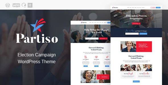 Partiso | Political WordPress Theme for Party &amp; Candidate