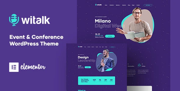 WiTalk – Event &amp; Conference WordPress Theme