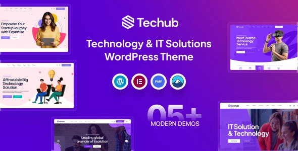 Techub – Technology &amp; IT Solutions WordPress Theme
