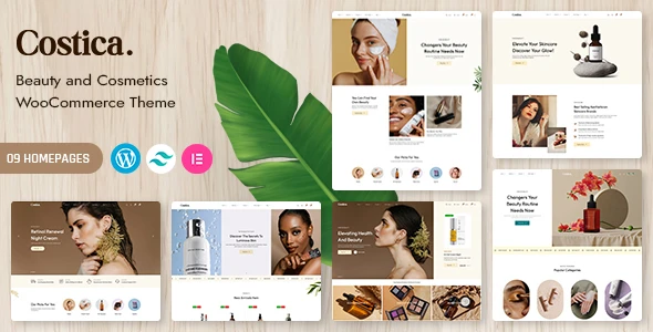 Costica – Skincare &amp; Cosmetics Shop WordPress Theme
